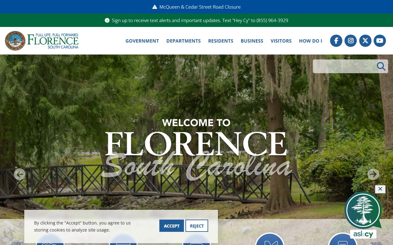City of Florence official government website
