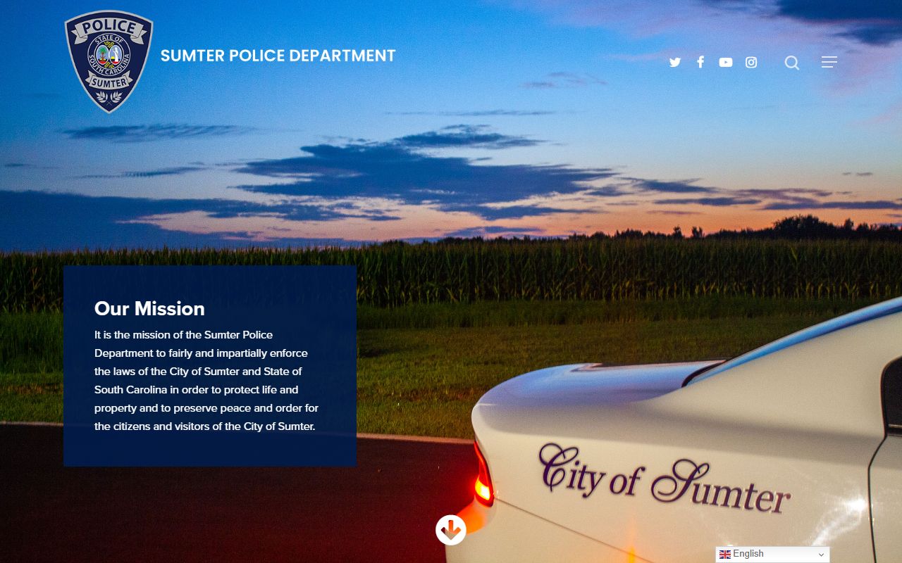 Sumter Police Department official website