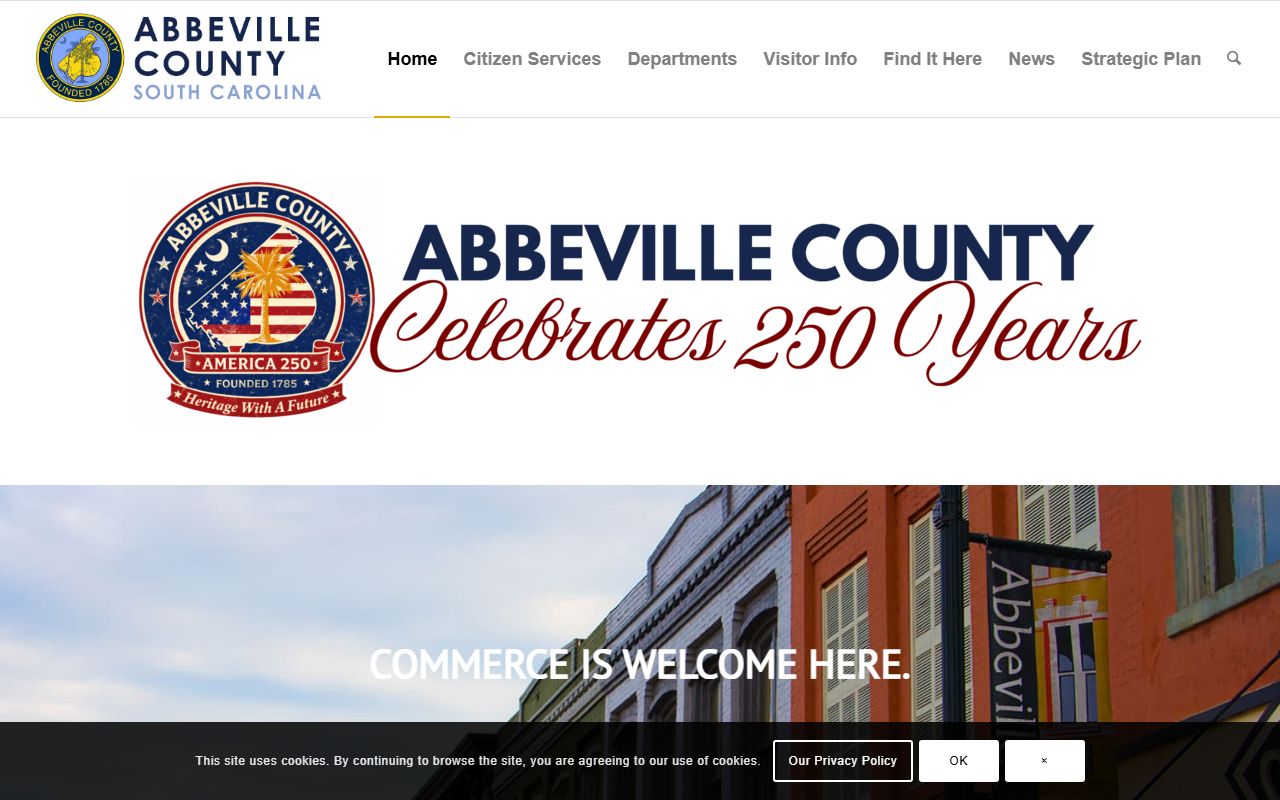 Abbeville County Sheriff's Office website for booking reports access