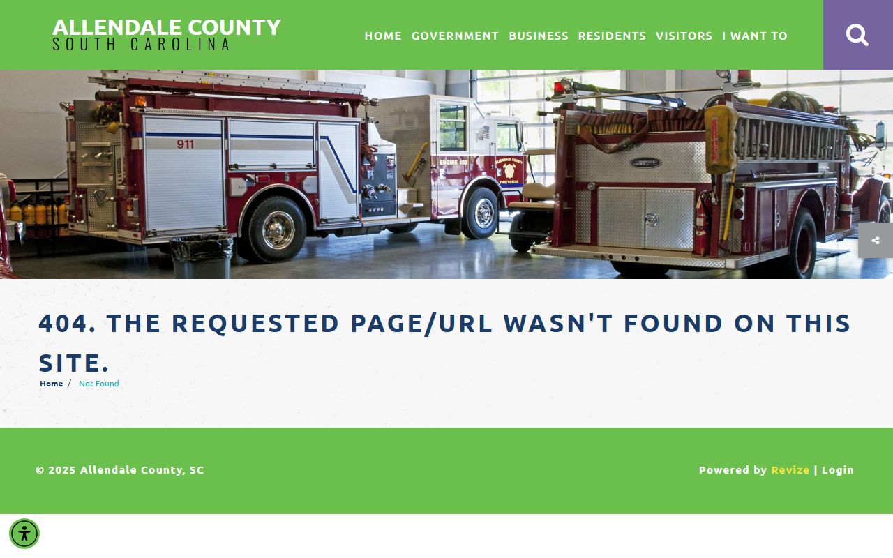 Allendale County Detention Center information for booking records